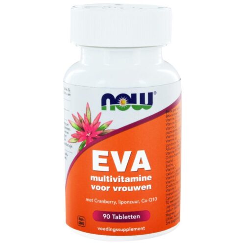 Eva multivitamine voor vrouwen 90 tabletten NOW