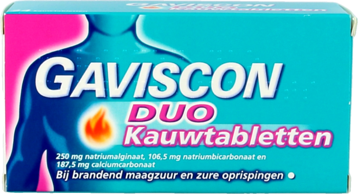 Gaviscon Duo 24 kauwtabletten