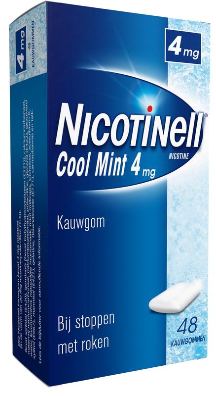 Kauwgom Cool mint 4mg 48 stuks Nicotinel