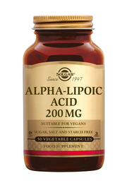 Lipoic acid 200mg 50 tabletten Solgar