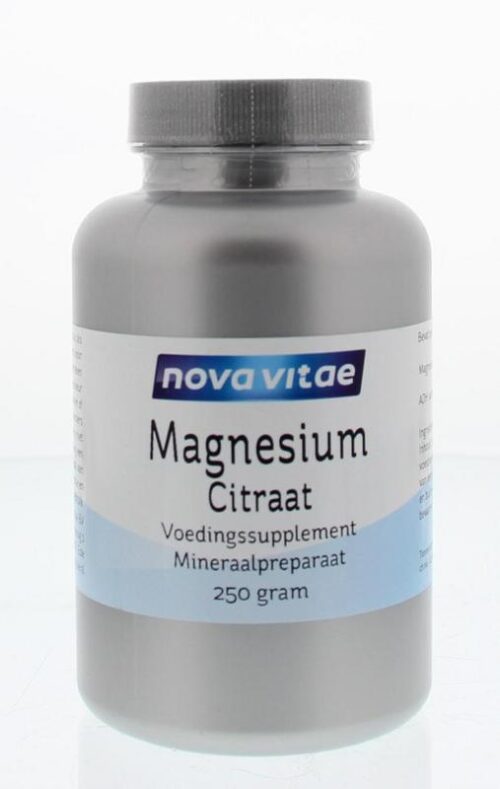 Magnesium citraat poeder 250 gram Nova Vitae