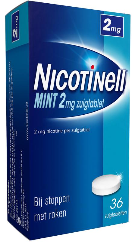 Mint zuigtabletten 2 mg 36 stuks Nicotinell