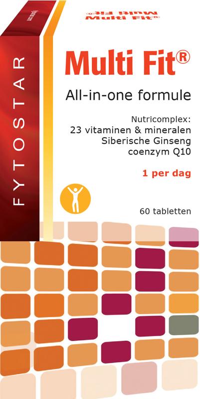 Multi fit multivitamine 60 tabletten Fytostar