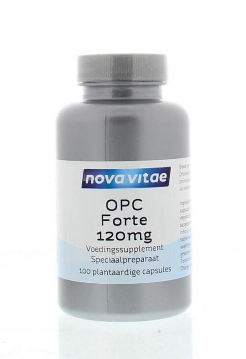 OPC Forte 120 mg 95% (druivenpit extract) 100 vegi-caps Nova Vitae