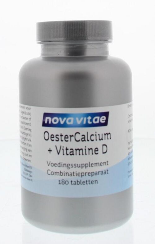 Oestercalcium Vit D 180 tabletten Nova Vitae