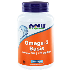 Omega-3 Basis 180 mg EPA 120 mg DHA 100 softgels NOW