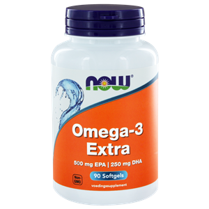 Omega-3 Extra 500 mg EPA 250 mg DHA 90 softgels NOW