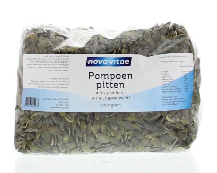 Pompoenpitten 1000 gram Nova Vitae