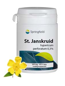 Sint Janskruid 500 mg 60 vegicaps Springfield