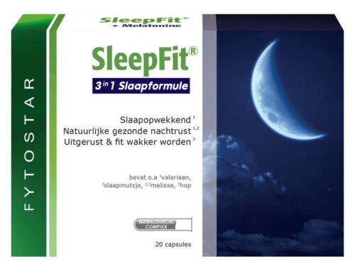 SleepFit 3 in 1 slaapformule 20 capsules Fytostar