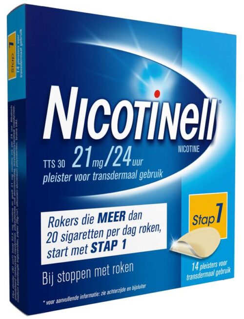 TTS30 21 mg 14 stuks Nicotinell