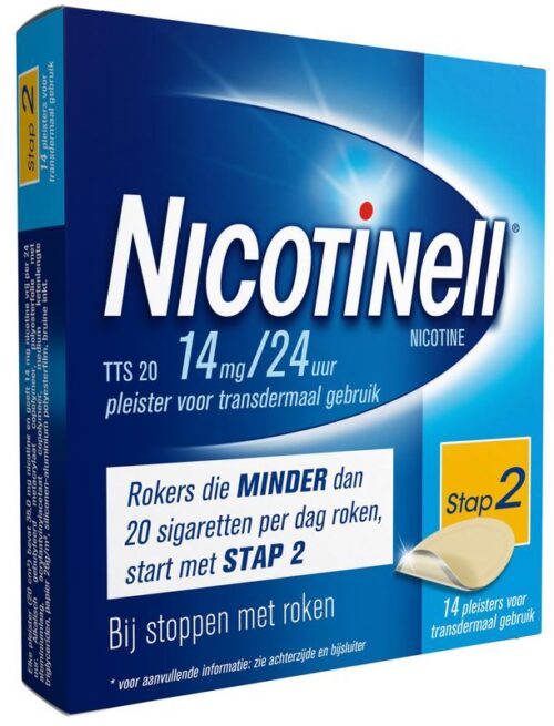TTS 20 14 mg 14 stuks Nicotinell
