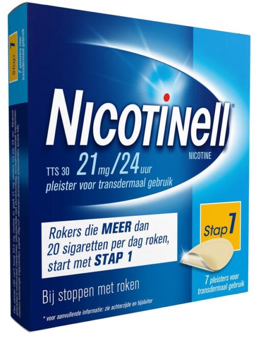 TTS 30 21 mg 7 stuks Nicotinell