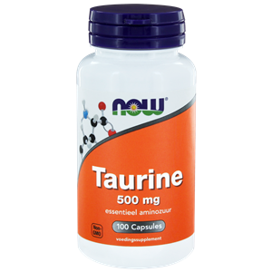 Taurine 500 mg 100 capsules NOW