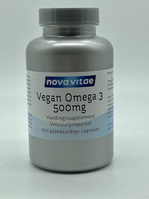 Vegan omega 3 500 mg 200 vegi-caps Nova Vitae