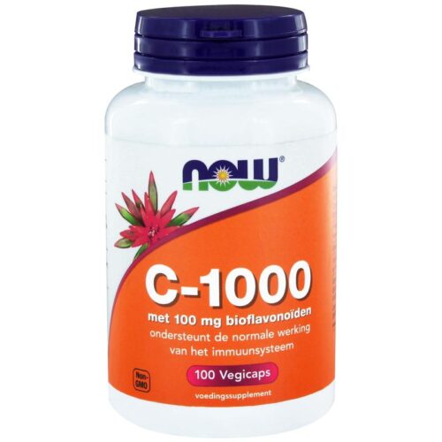 Vitamine C 1000 mg bioflavonoiden 100 vegi-caps NOW