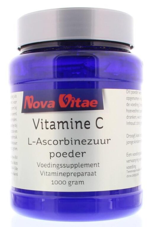 Vitamine C ascorbinezuur 1000 gram Nova Vitae