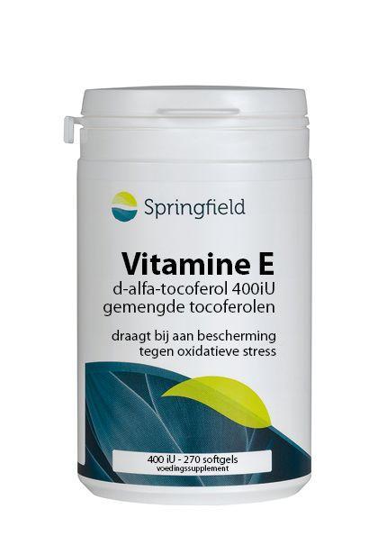 Vitamine E 400IE 270 softgels Springfield