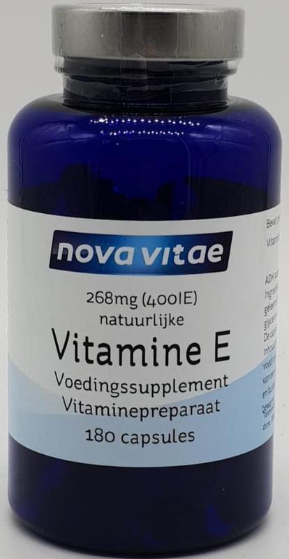 Vitamine E 400IU 180 capsules Nova Vitae