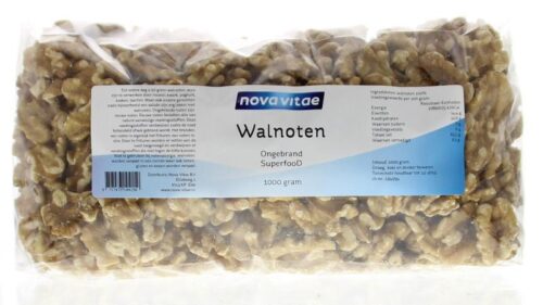 Walnoten ongebrand raw 1000 gram Nova Vitae