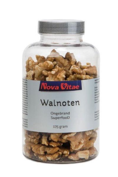 Walnoten ongebrand raw 175 gram Nova Vitae