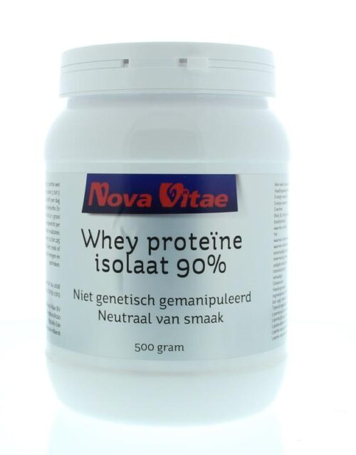 Whey proteine isolaat 90% 500 gram Nova Vitae