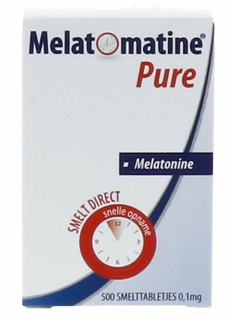 Melatomatine pure 500 smelttabletten Vemedia