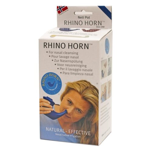 Rhino Horn Neusspoeler Blauw 1 stuk
