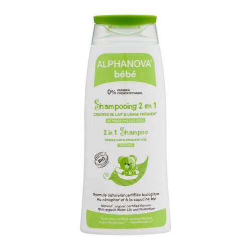 Shampoo 2 in 1 organic 200 ml Alphanova Baby