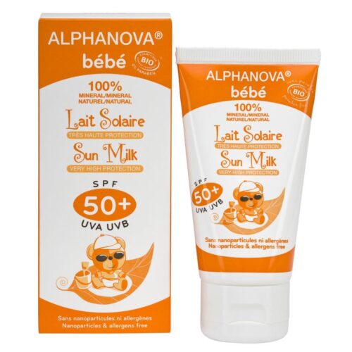 Sun milk baby SPF50+ bio 50 gram Alphanova Sun