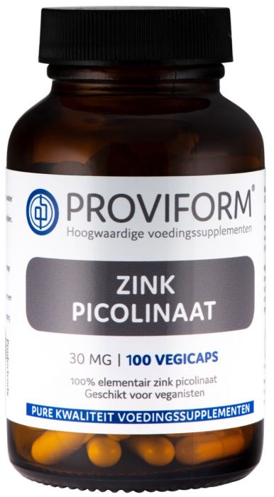 Zink picolinaat 30 mg 100 vegicapsules Proviform