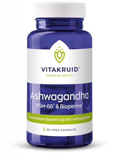 Ashwagandha KSM-66 & bioperine 60 vegi-caps Vitakruid