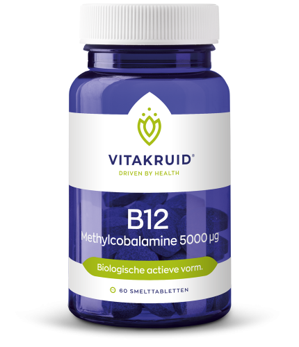 B12 Methylcobalamine 5000 mcg 60 tabletten Vitakruid