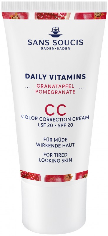 CC cream SPF 20 anti-fatigue 30ml Daily Vitamins Granaatappel Sans Soucis