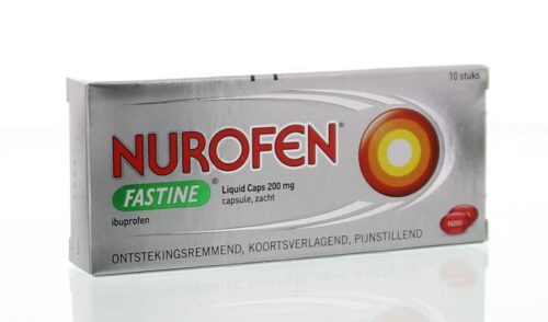 Fastine liquid caps 200 mg 10 liquidfcaps Nurofen