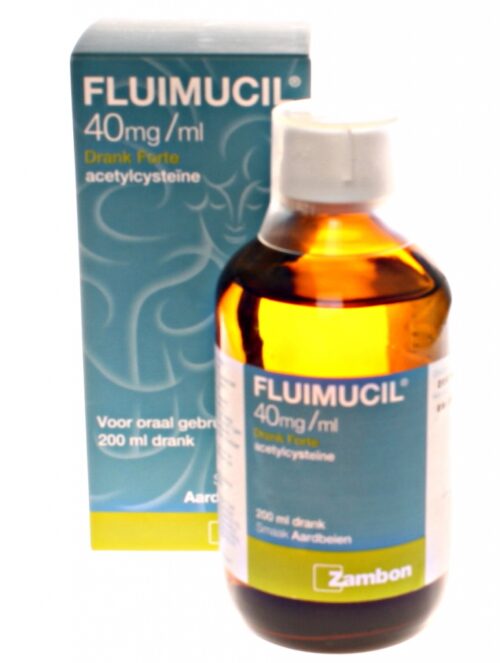 Fluimucil drank Forte acetylcysteine 4% 200 ml