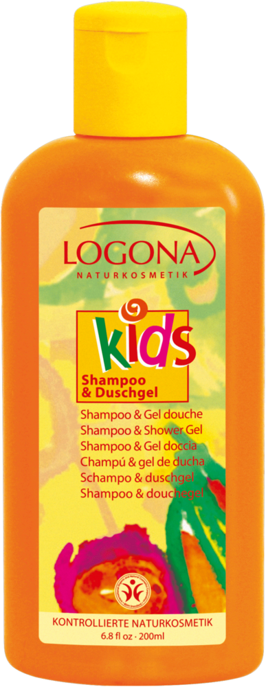 Kids 2 in 1 shampoo/douche 200 ml Logona