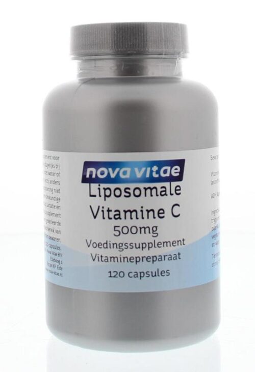 Liposomaal vitamine C capsules 120 vegi-caps Nova Vitae