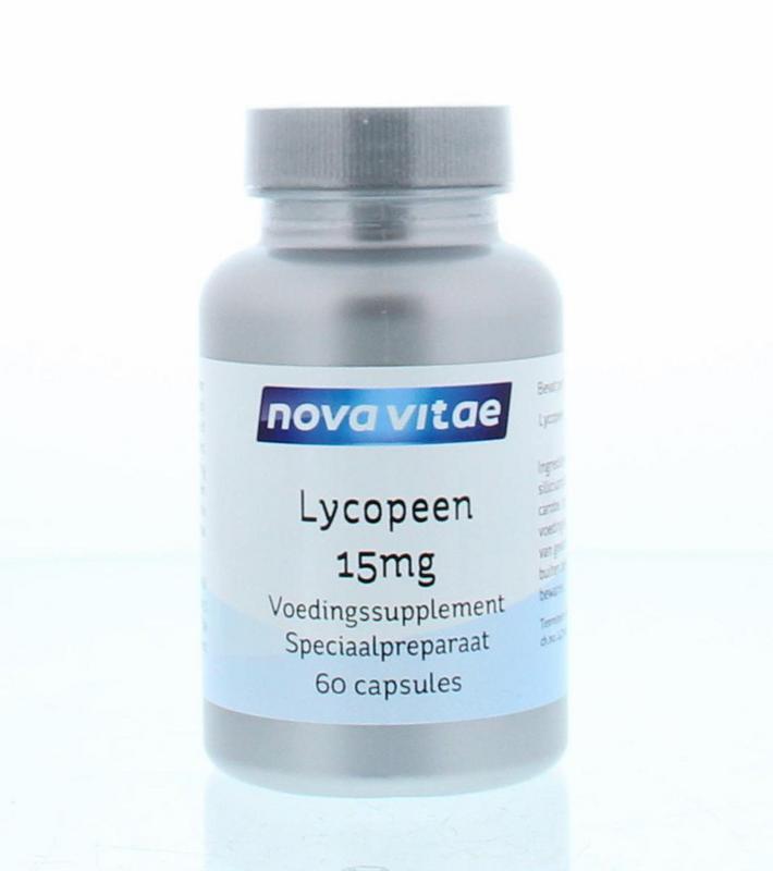 Lycopeen 15mg 60 capsules Nova Vitae