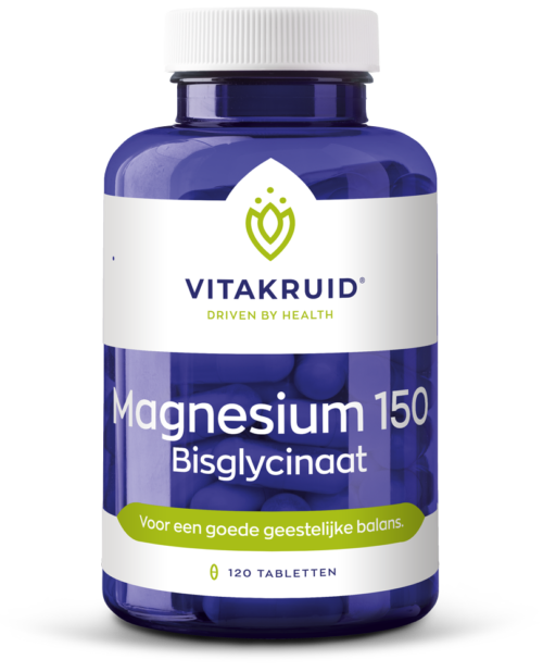 Magnesium 150 bisglycinaat 120 tabletten Vitakruid