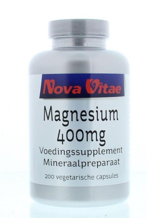 Magnesium 400 mg 200 vegi-caps Nova Vitae