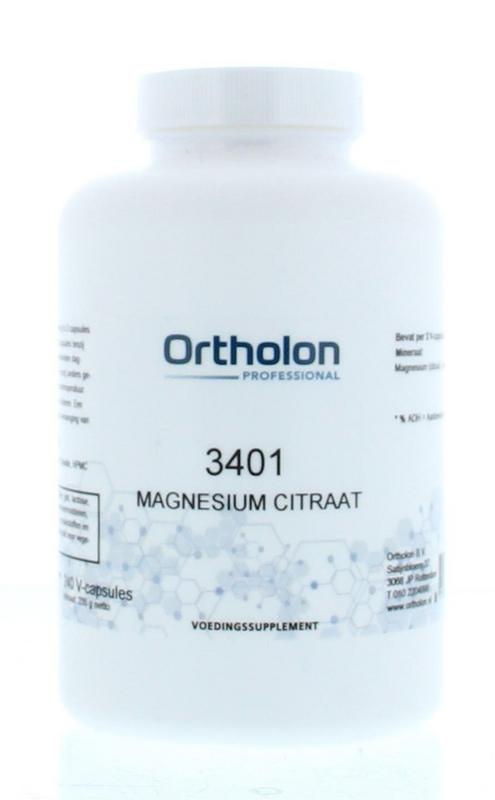 Magnesium citraat 240vc Ortholon Pro