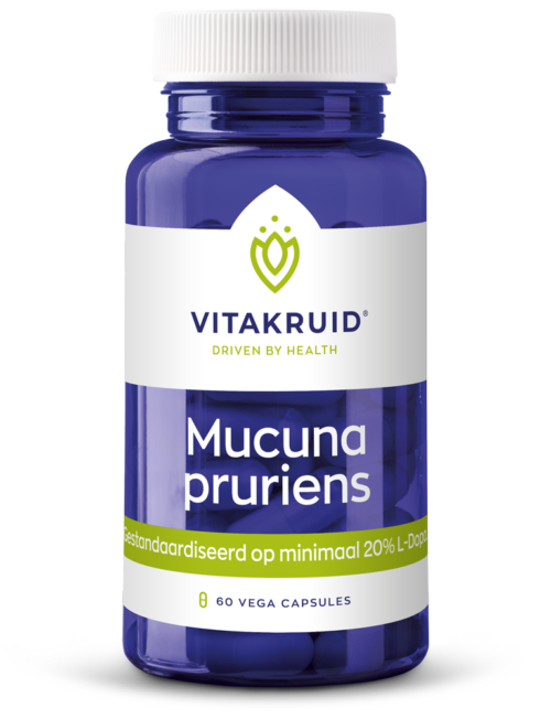 Mucuna pruriens 500 mg (min. 20% L-Dopa) 60 vegi-capsules Vitakruid