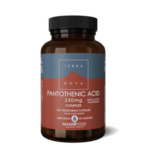 Pantothenic acid 250 mg complex 100 capsules Terranova
