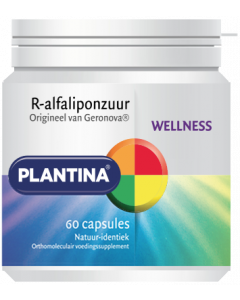 R-Alfaliponzuur natuurlijk 120 capsules Plantina