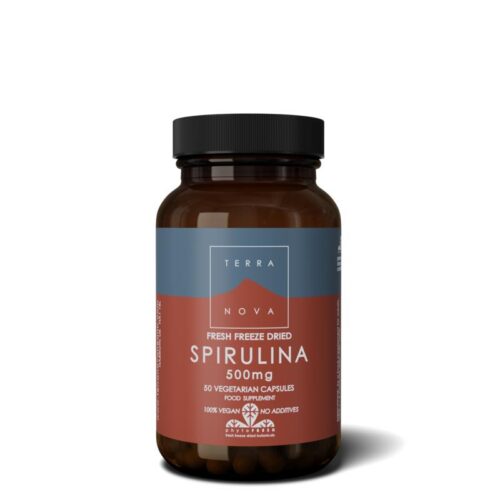 Spirulina 500 mg 50 capsules Terranova