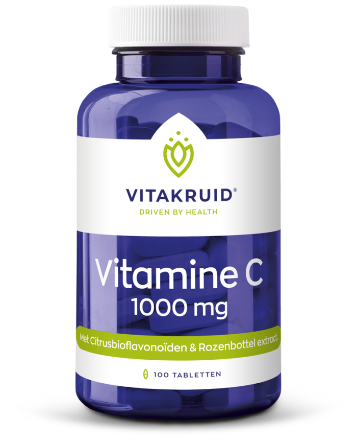 Vitamine C 1000 mg 100 tabletten Vitakruid