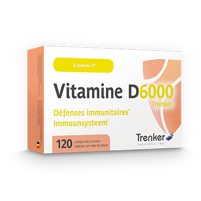 Vitamine D6000 120 tabletten Trenker