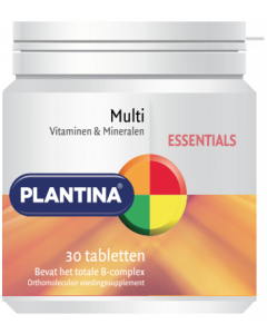 kleuring Conclusie elegant Vitamine multi 240 tabletten Plantina ⋆ Bik & Bik NL