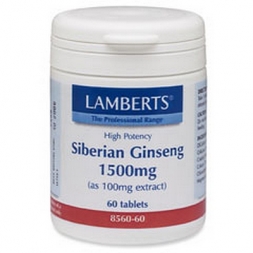 Ginseng Siberisch 1500 mg 60 tabletten Lamberts